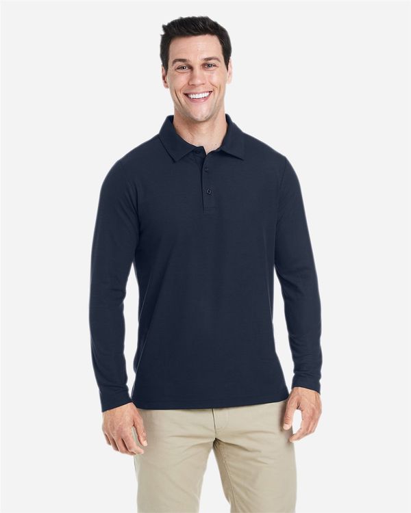 Men's Fusion ChromaSoft Long Sleeve Pique Polo - CE112L