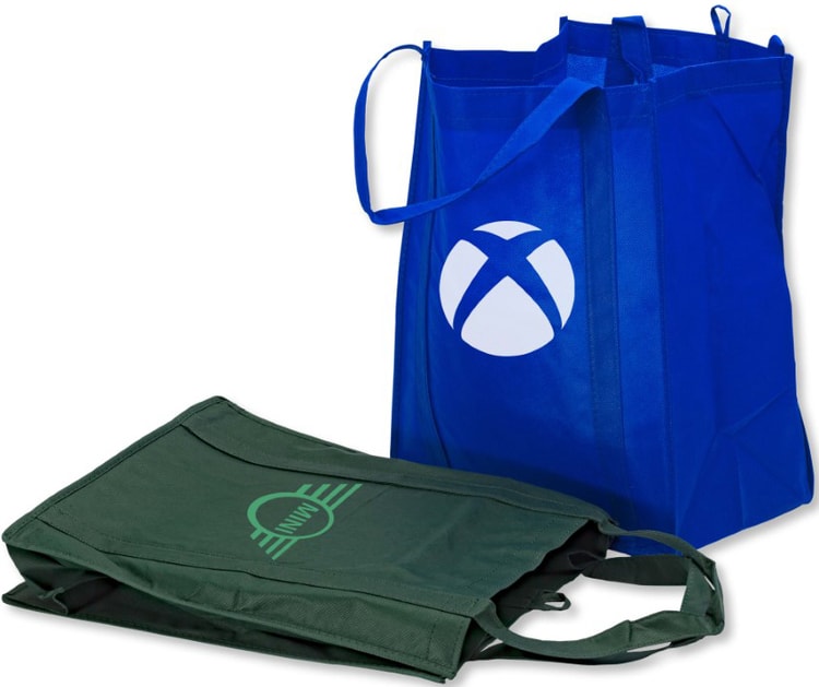 Non-Woven Shopper Tote with Plastic Stability Insert