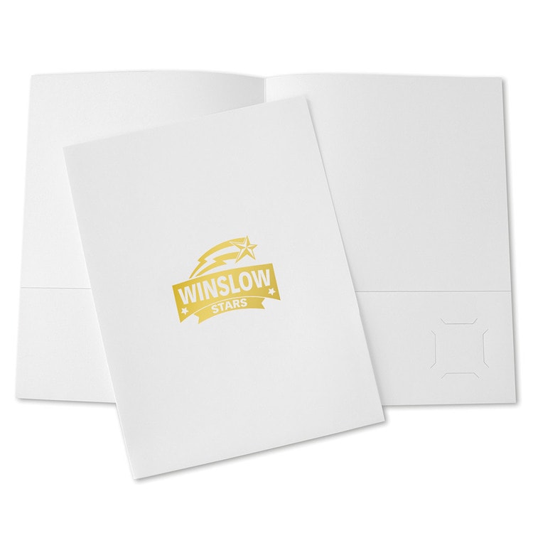 Budget Pocket Folder – Foil Stamped