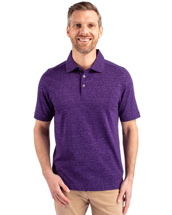 Cutter & Buck Advantage Cotton-Blend Pique Mens Space-Dye Polo