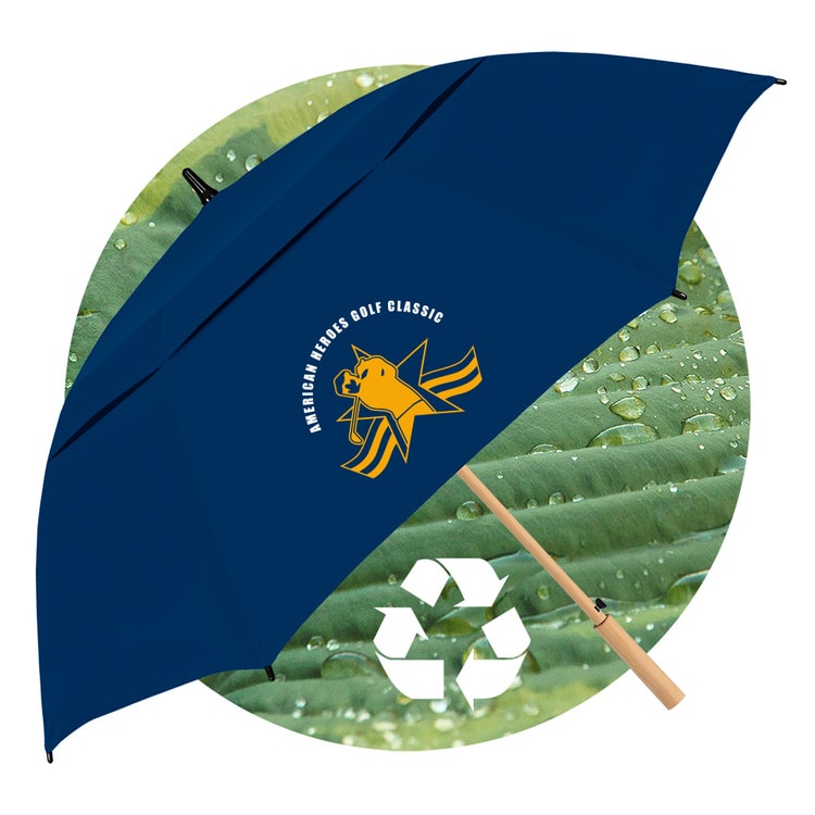 Eco-Friendly Style -- The Vented Enviro Golf Umbrella
