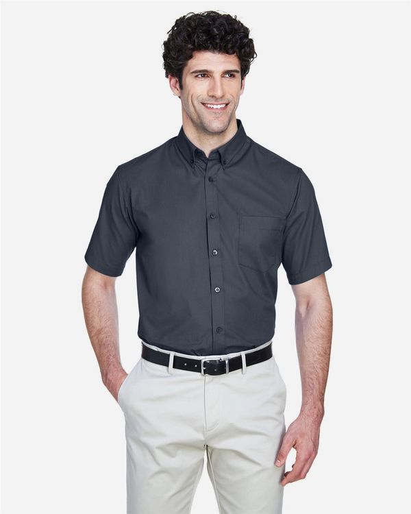 Men's Optimum Short Sleeve Twill Dress Shirt - 88194