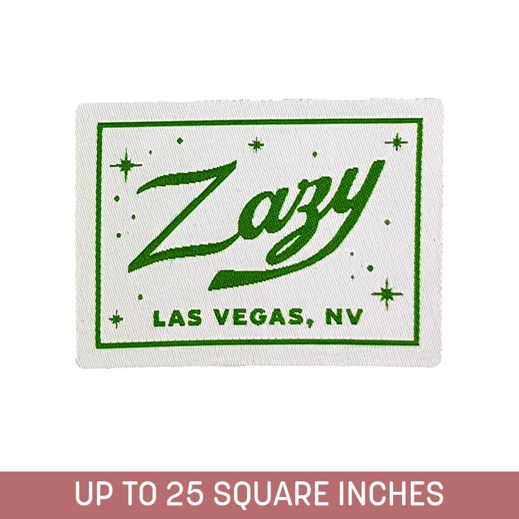 Woven Patch (Iron-On) Up To 25 Sq. In