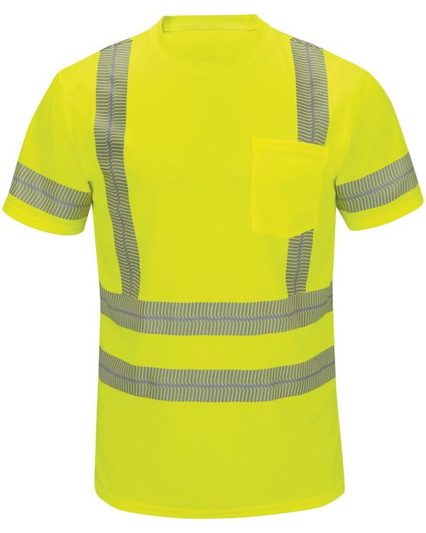 Men's Tall High Visibility Short Sleeve T-Shirt - SVY4T