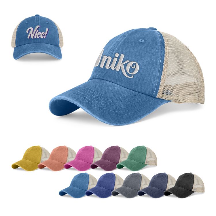 Pigment-Dyed Cotton Soft Trucker Cap