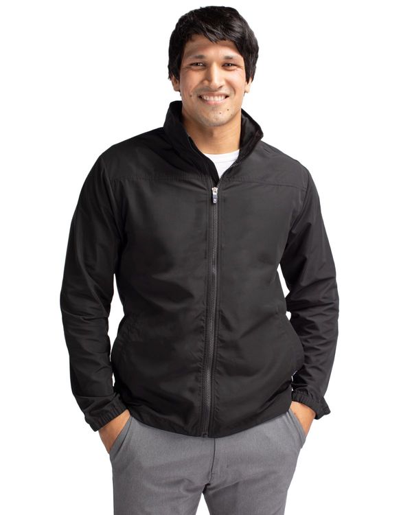 Cutter & Buck Charter Recycled Packable Mens Full Zip Jacket?