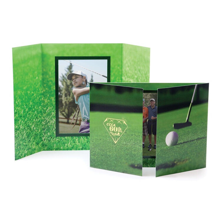 Golf Gatefold Folder – Vertical or Horizontal