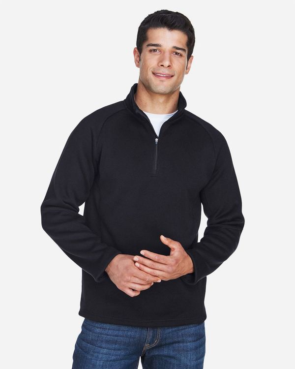 Unisex Bristol Sweater Fleece Quarter-Zip Pullover - DG792