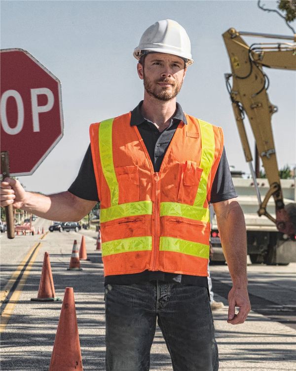 Unisex Prismatic Hydrowick-Lite Multi Zipper Vest - 1197-1198