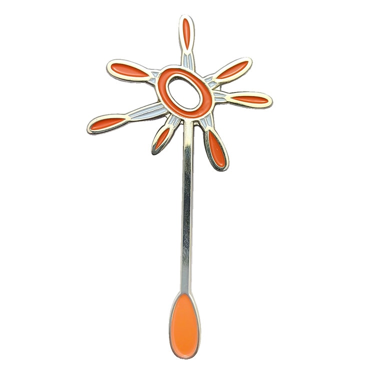 Die Cast Zinc Soft Enamel Lapel Pin: 1.5"