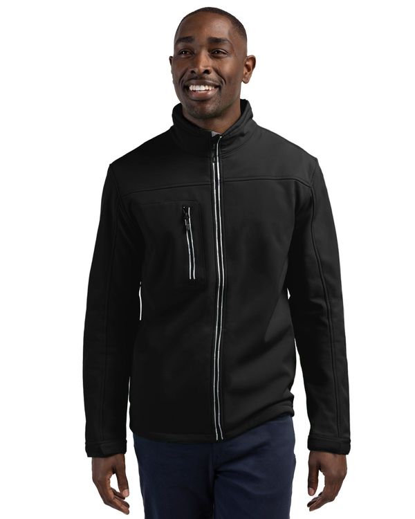 Clique Telemark Recycled Stretch Softshell Mens Full Zip Jacket