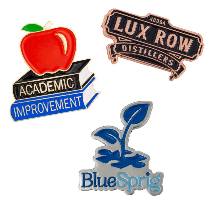 Lapel Pin - Die Struck Brass Soft Enamel (3/4")