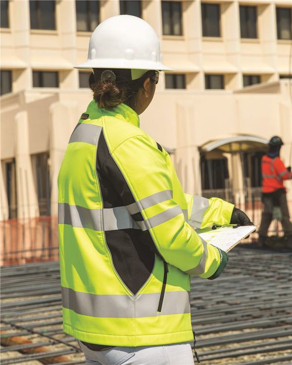 Women's Premium Black Series Soft Shell Jacket - JS144