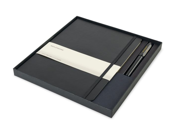 Moleskine X-Large Notebook and Kaweco Pen Gift Set