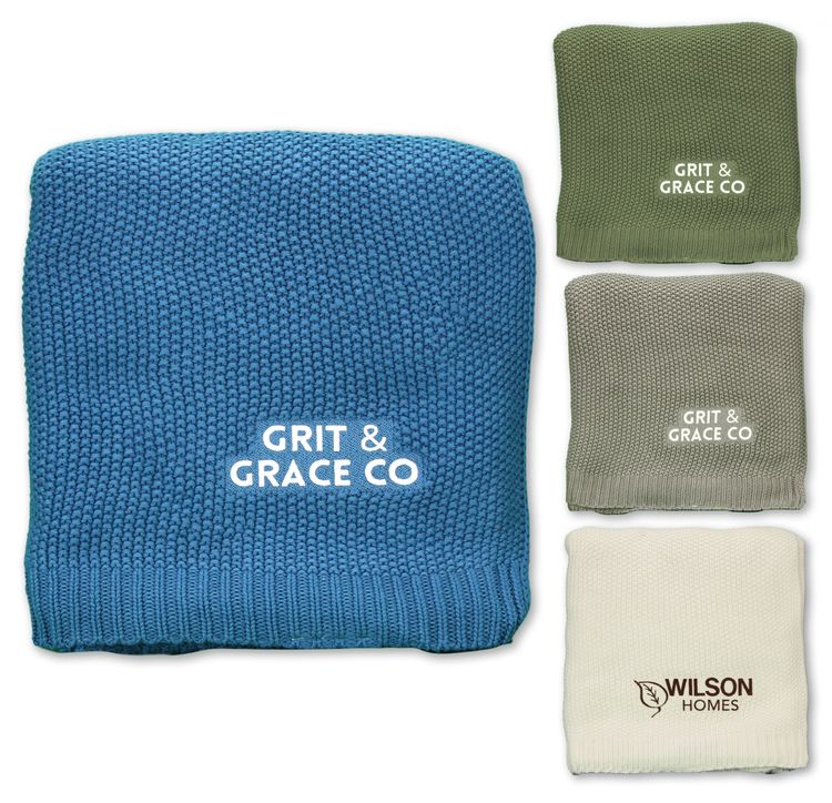 Aliehs Crochet Knit Throw