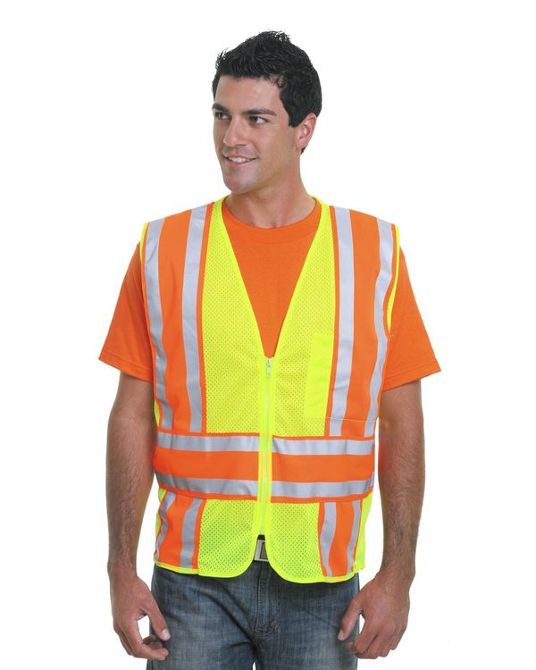 Unisex USA-Made ANSI Safety Mesh Vest - 3787