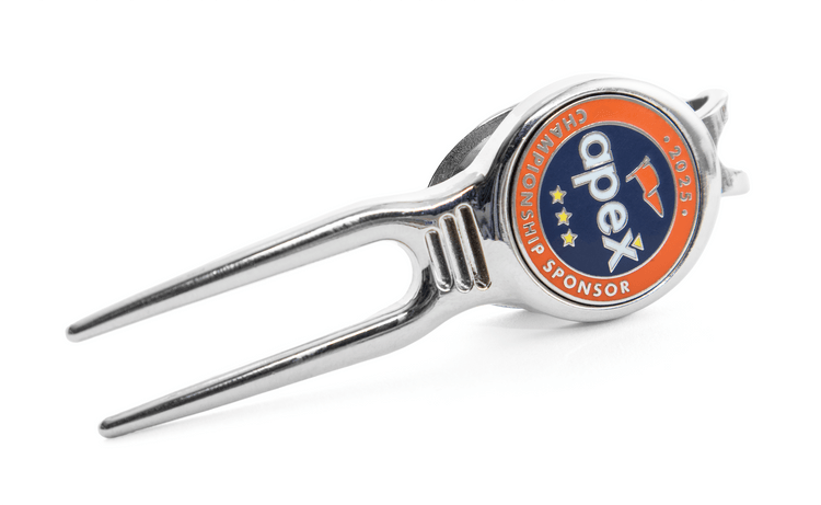 Golf Ball Markers with Divot Fixer