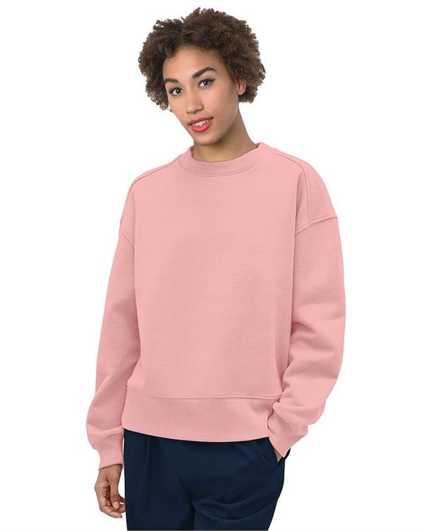 Women's USA-Made Fleece Crewneck Sweatshirt - 7702