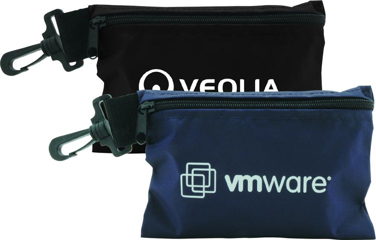 Zippered Valuables Clip on Pouch