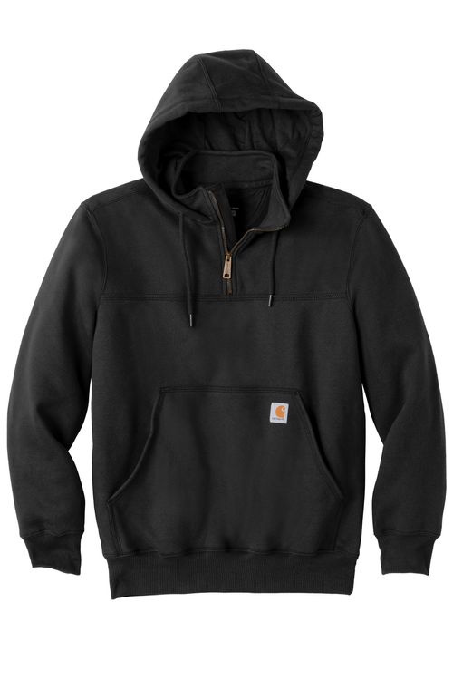 Carhartt Rain Defender Paxton Heavyweight Hooded Zip Mock Sweatshirt. CT100617