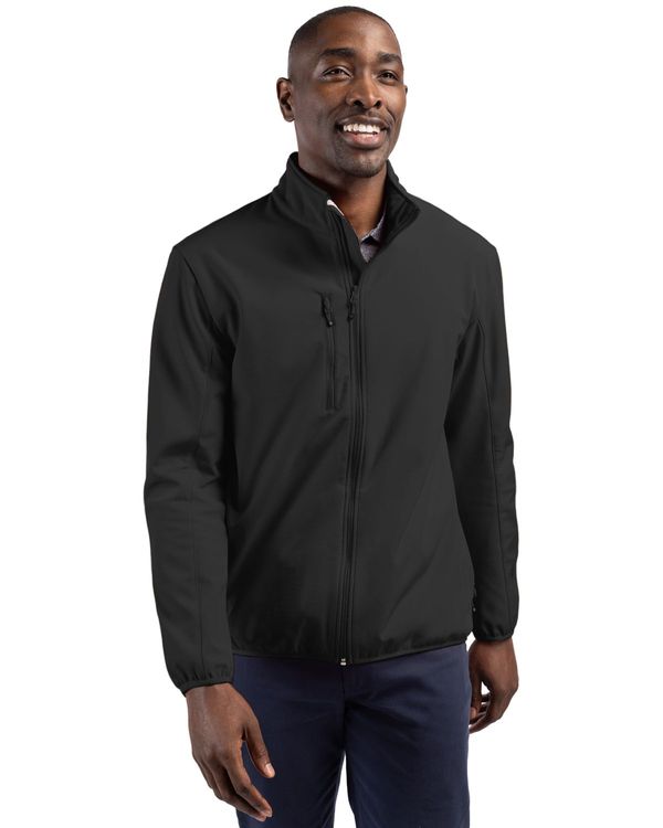 Clique Trail Recycled Stretch Softshell Mens Full Zip Jacket