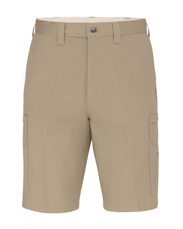 Men's Extended Sizes 11" Industrial Cotton Cargo Shorts - LR33EXT