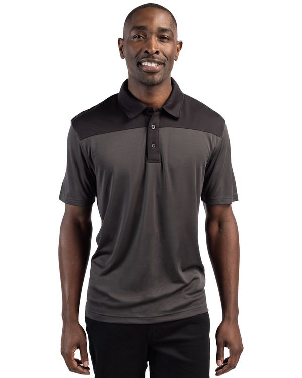 Clique Parma Colorblock Tech Jersey Mens Polo