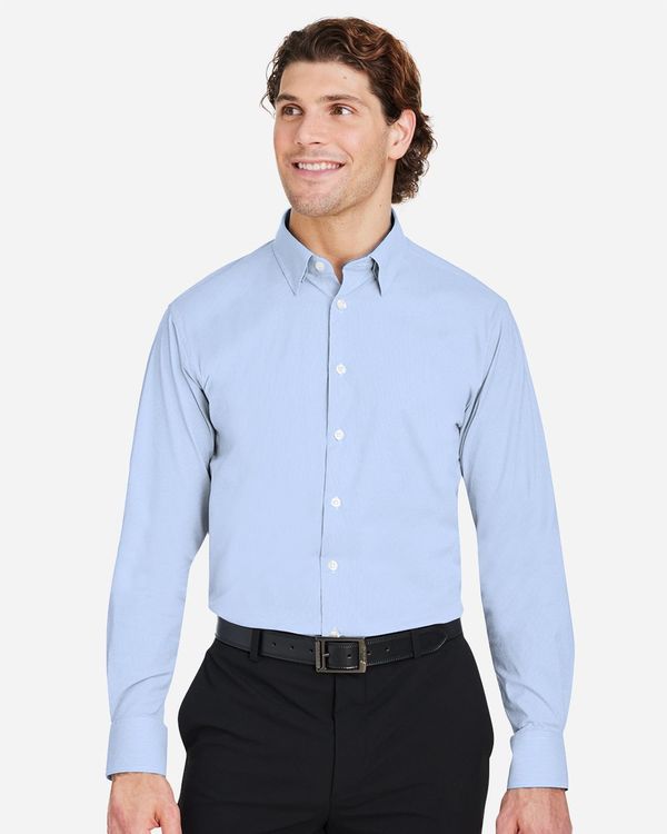 Men's CrownLux Performance Microstripe Dress Shirt - DG537