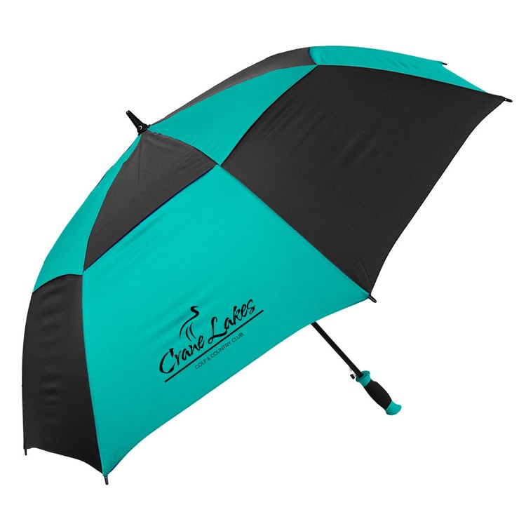 The Vented Checkerboard Golf Umbrella
