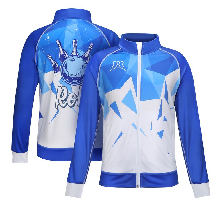 Athletic Full Zip Raglan Training Jacket (Full Color)