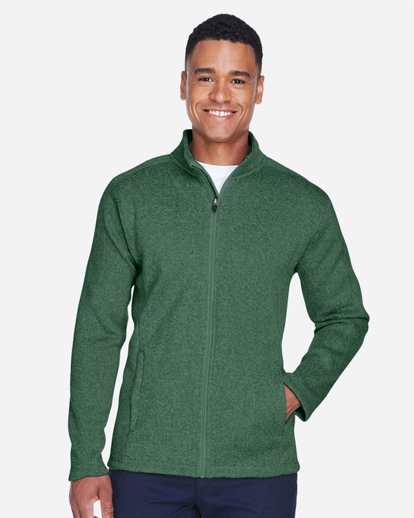 Men's Bristol Full-Zip Sweater Fleece Jacket - DG793