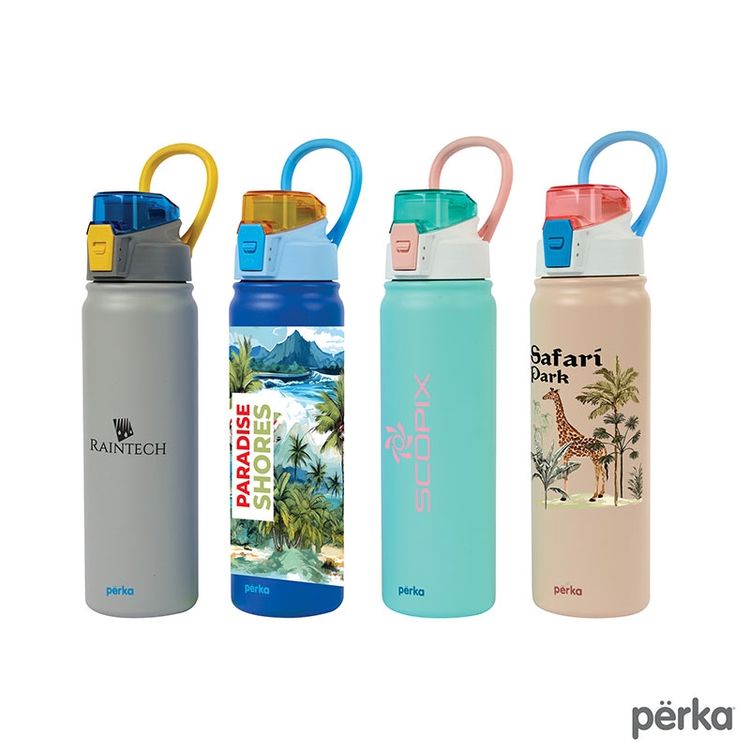 Perka Rex Fresh 24 oz. Double Wall, Recycled Stainless Steel Water Bottle