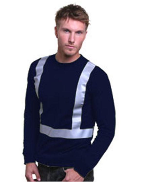 Men's USA-Made Hi-Visibility Long Sleeve T-Shirt - 3761