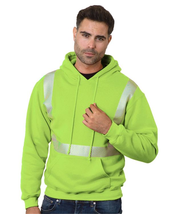 Unisex USA-Made High Visibility Hooded Sweatshirt - 3739