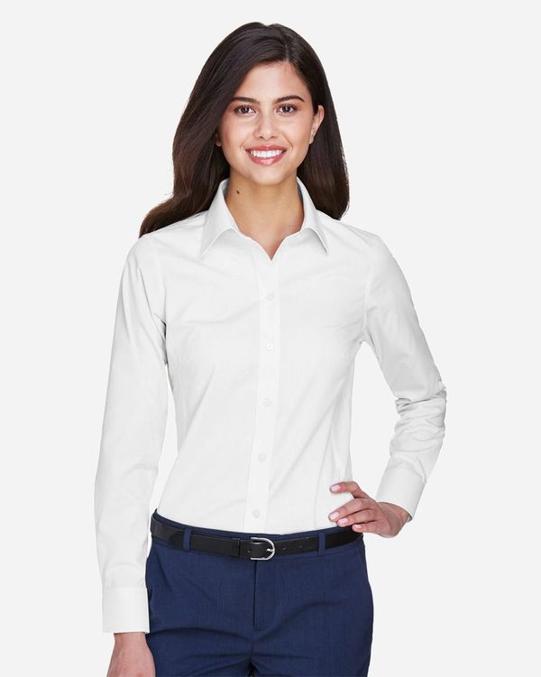 Women's Crown Collection Oxford Woven Dress Shirt - D630W