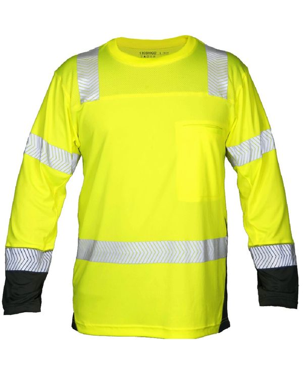 Unisex Premium Black Series Cool Touch Class 3 Long Sleeve T-Shirt - 9177