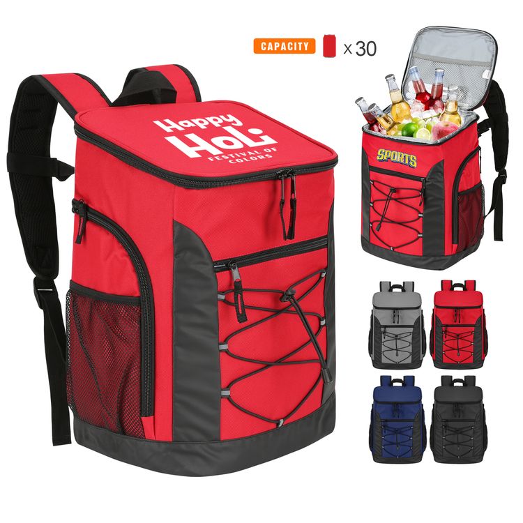 SuperCool 30 Can Insulated Backpack Cooler
