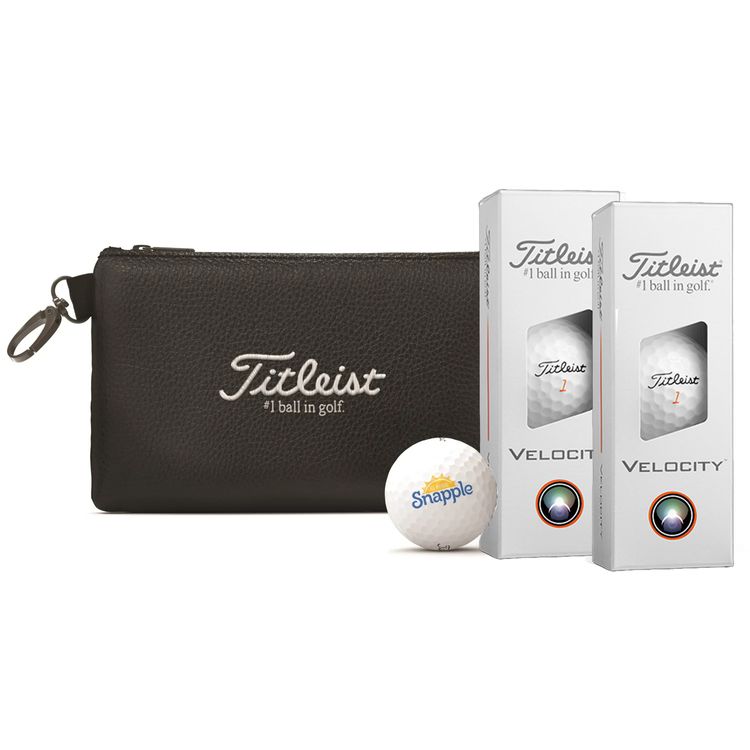 Titleist 6-Golf Ball Valuables Stock Pouch with Velocity