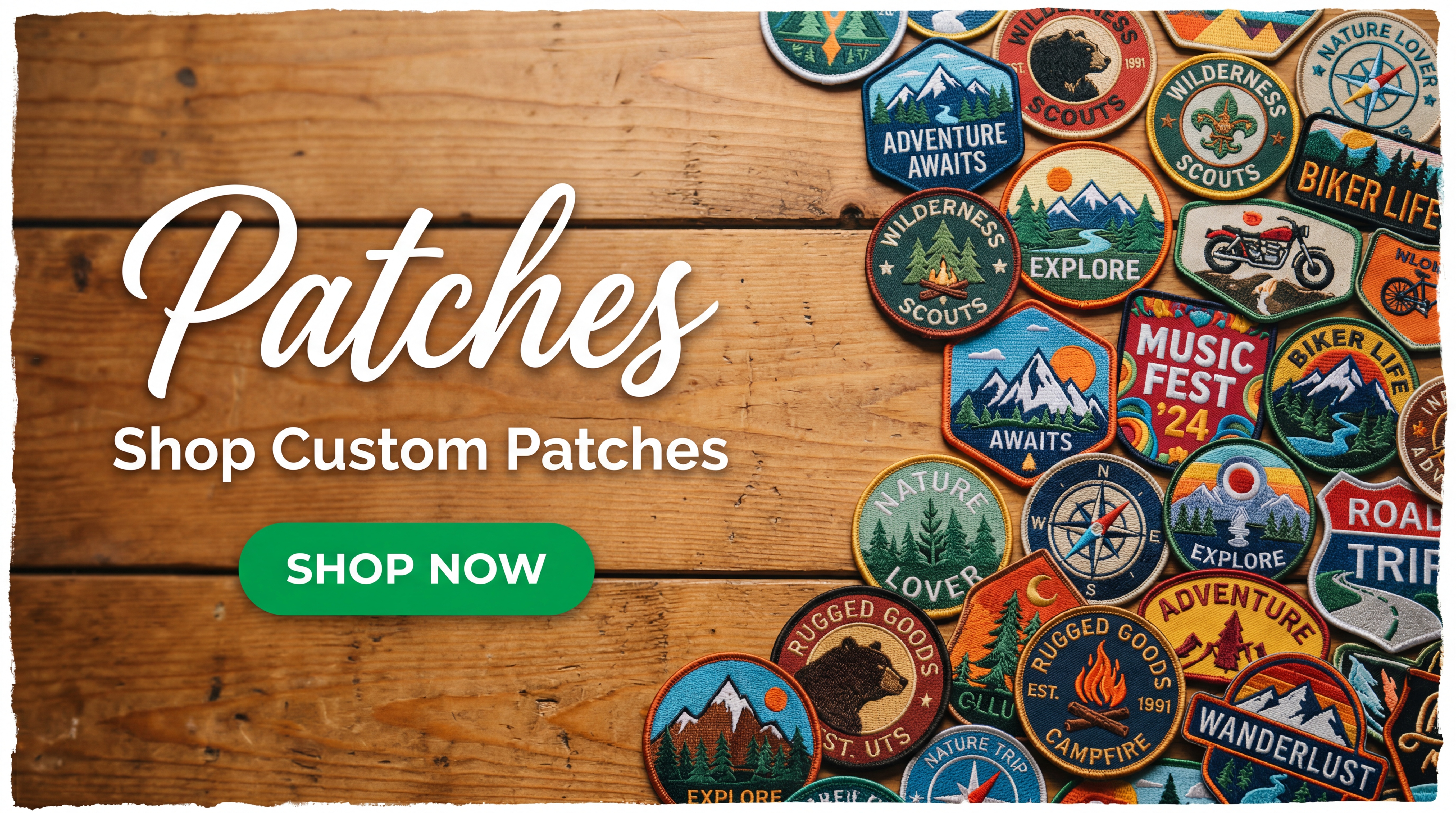 Premium ecommerce homepage — branded merchandise and apparel